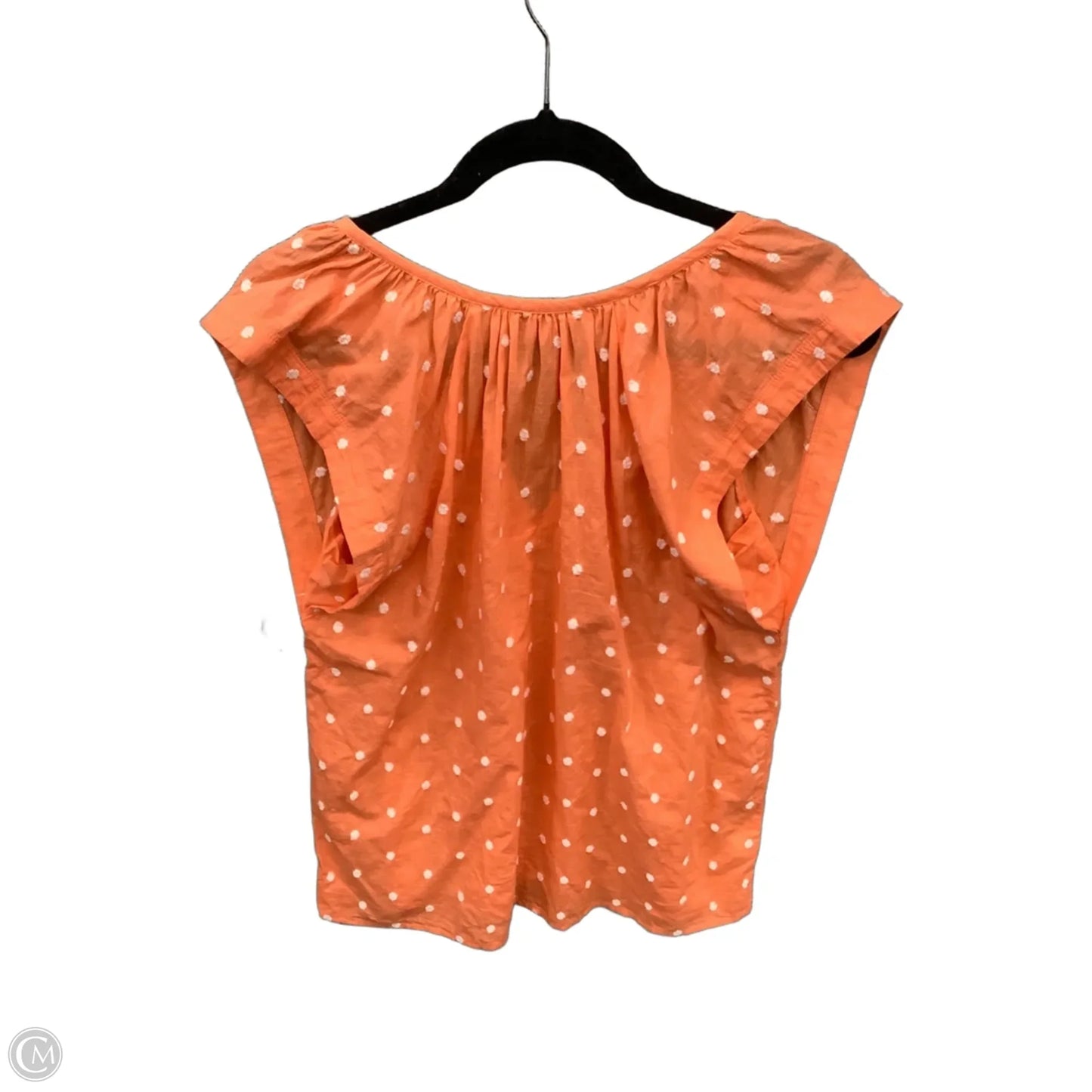 Top Sleeveless By Loft In Orange, Size: S