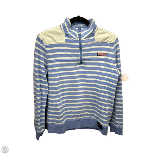 Sweatshirt Collar By Vineyard Vines In Blue, Size: M
