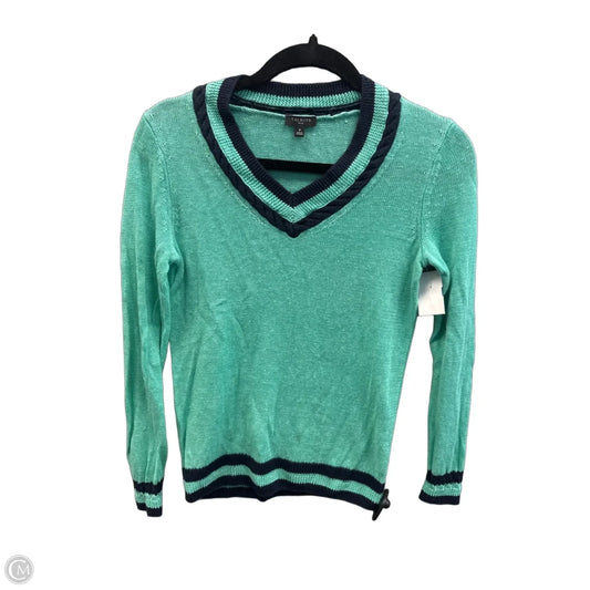 Top Long Sleeve By Talbots In Green, Size: Xsp