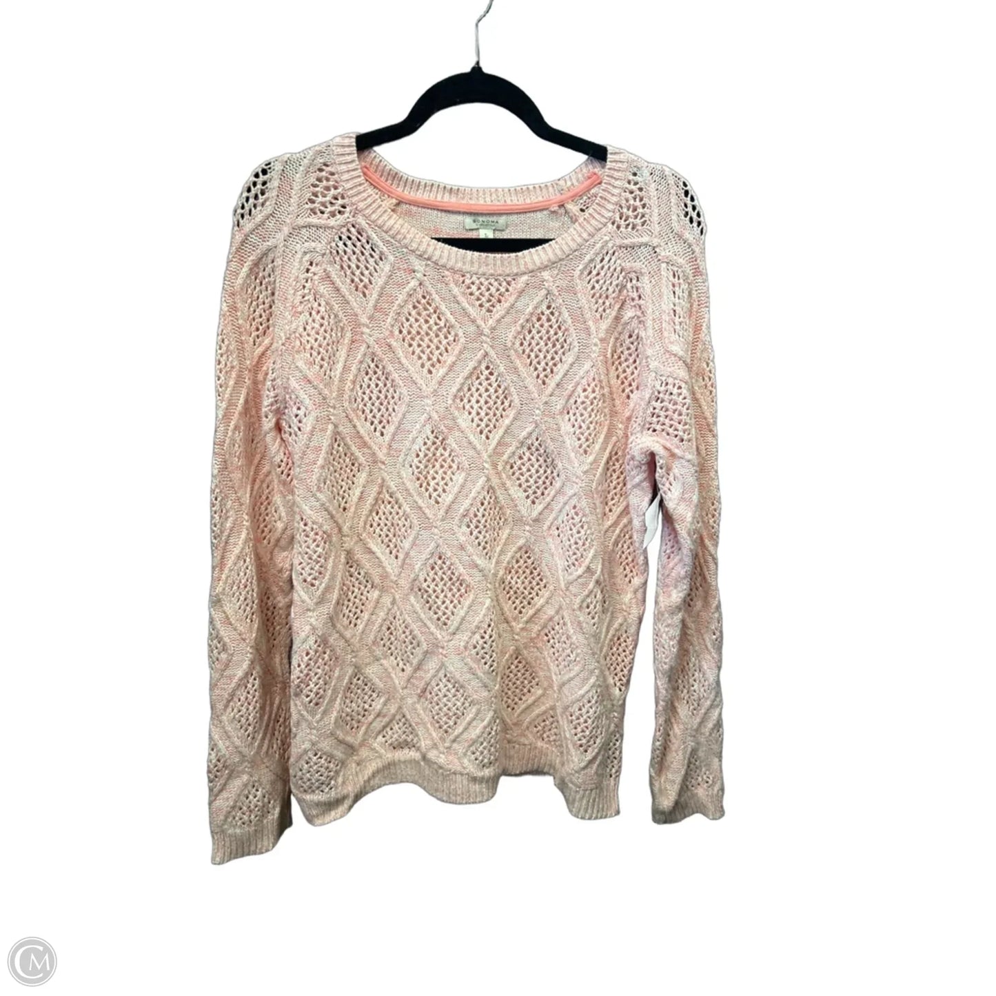 Sweater By Sonoma In Pink, Size: L