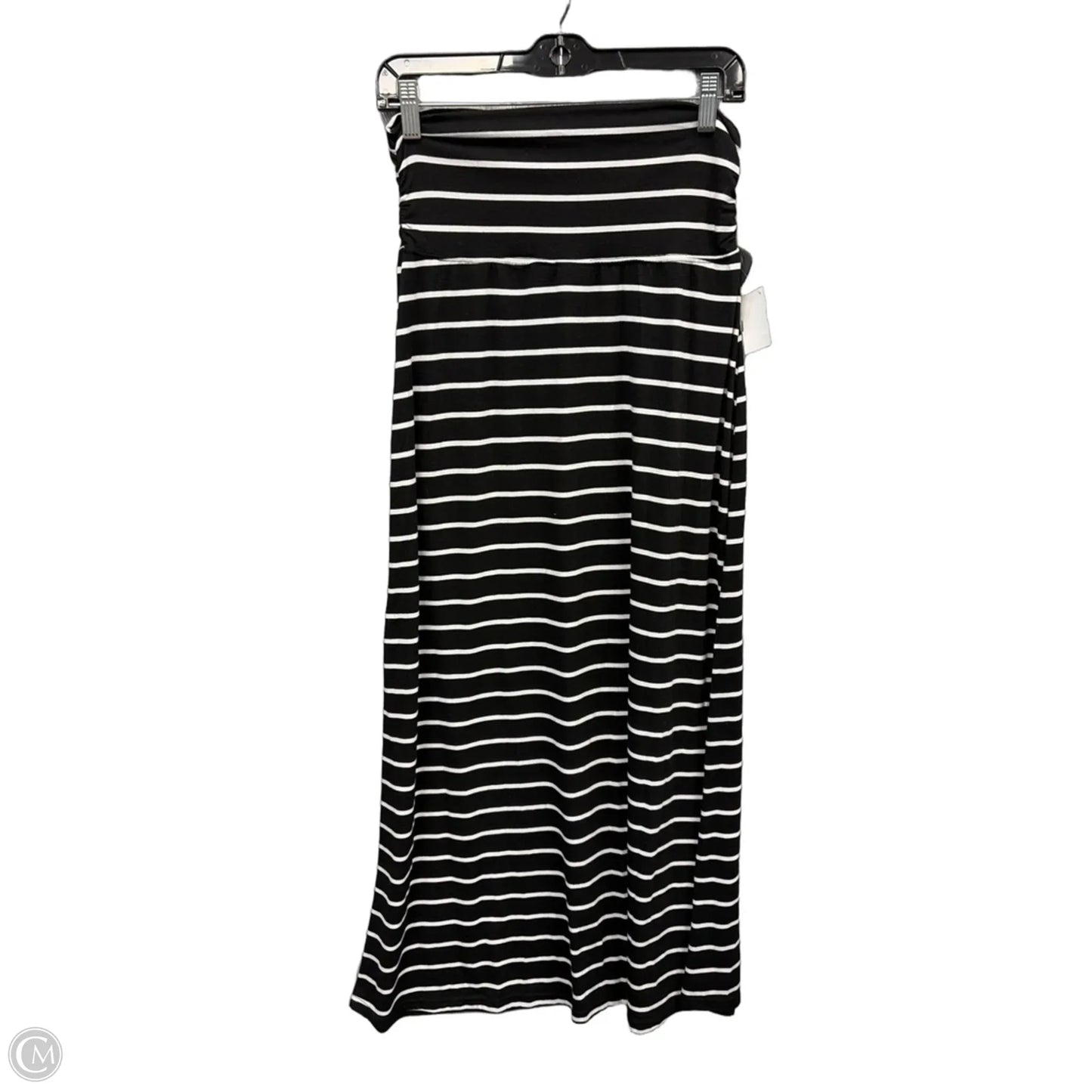 Skirt Maxi By Ultra Flirt In Black & White, Size: 8