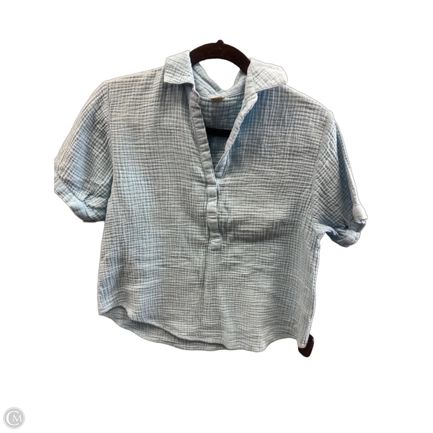 Top Short Sleeve By Clothes Mentor In Blue, Size: Xs