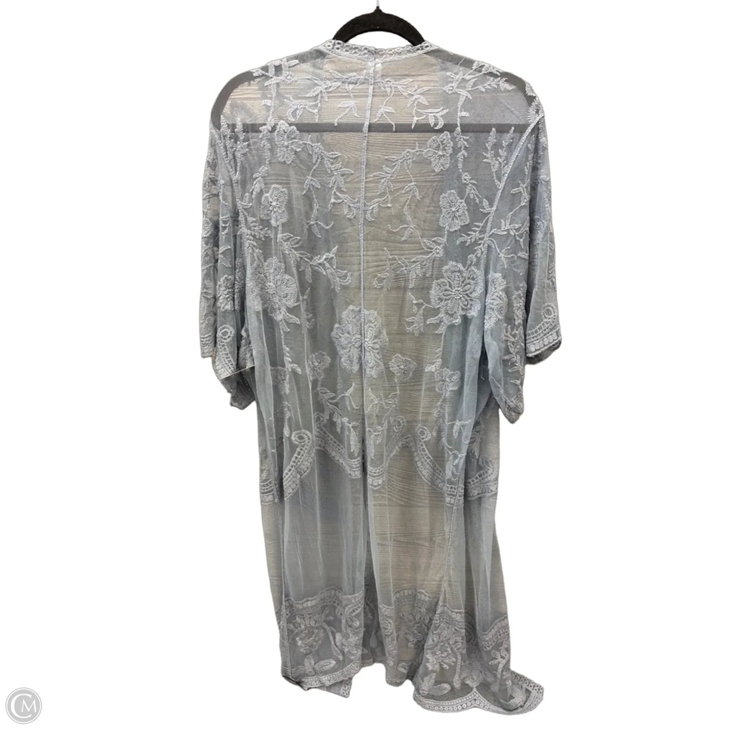 Kimono By Clothes Mentor In Blue, Size: Osfm