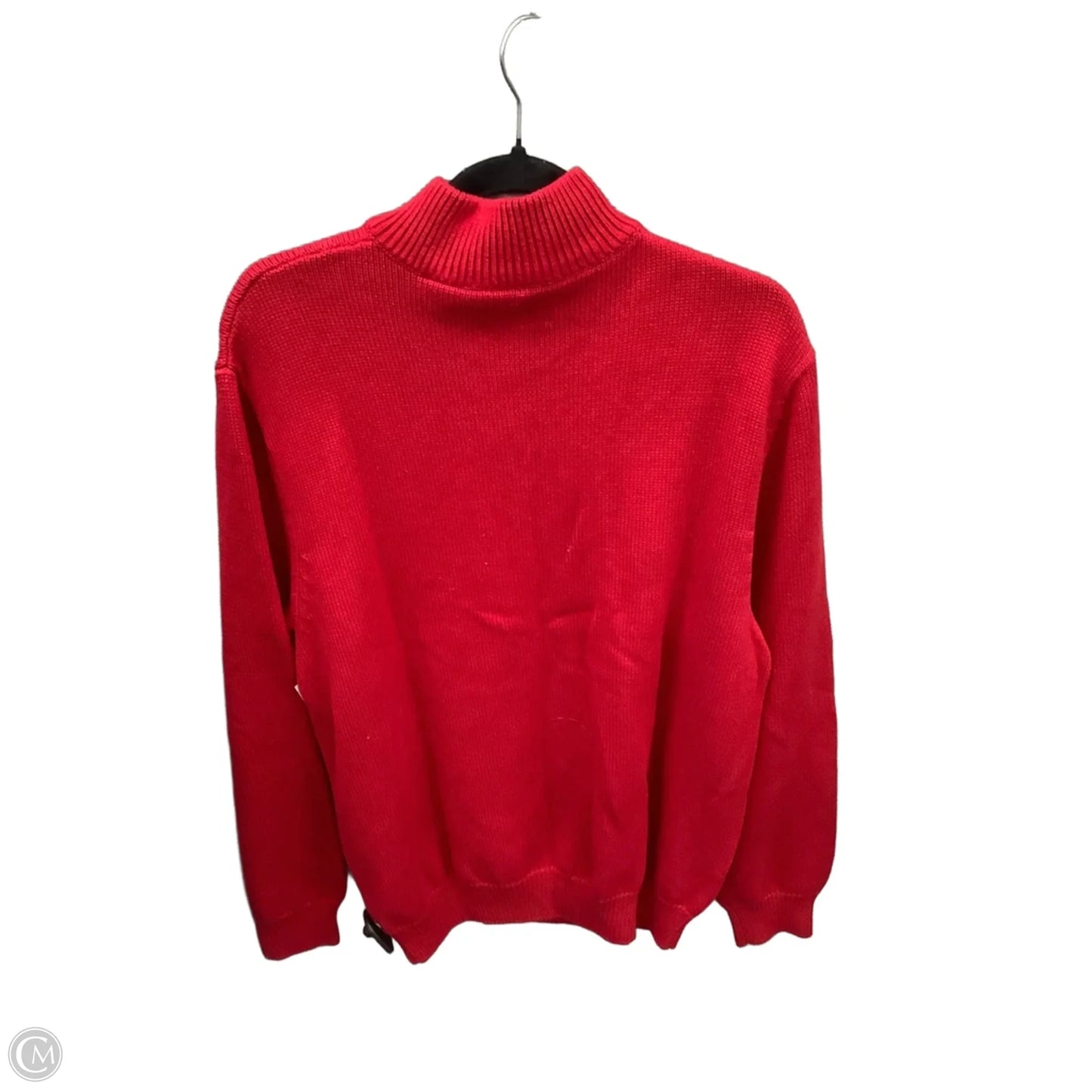 Sweater By Chaps In Red, Size: L