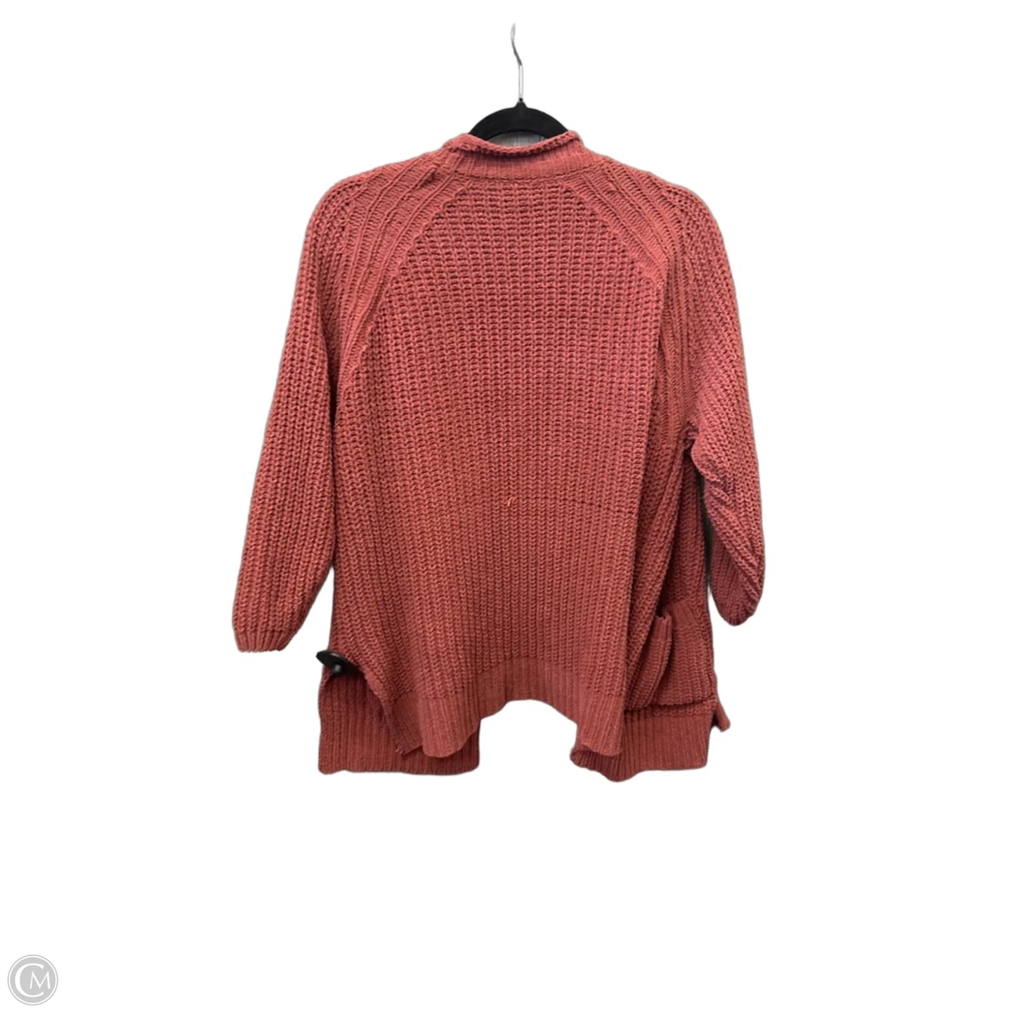 Sweater Cardigan By Pol In Red, Size: S