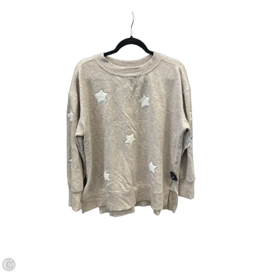 Top Long Sleeve By Maurices In Brown, Size: L
