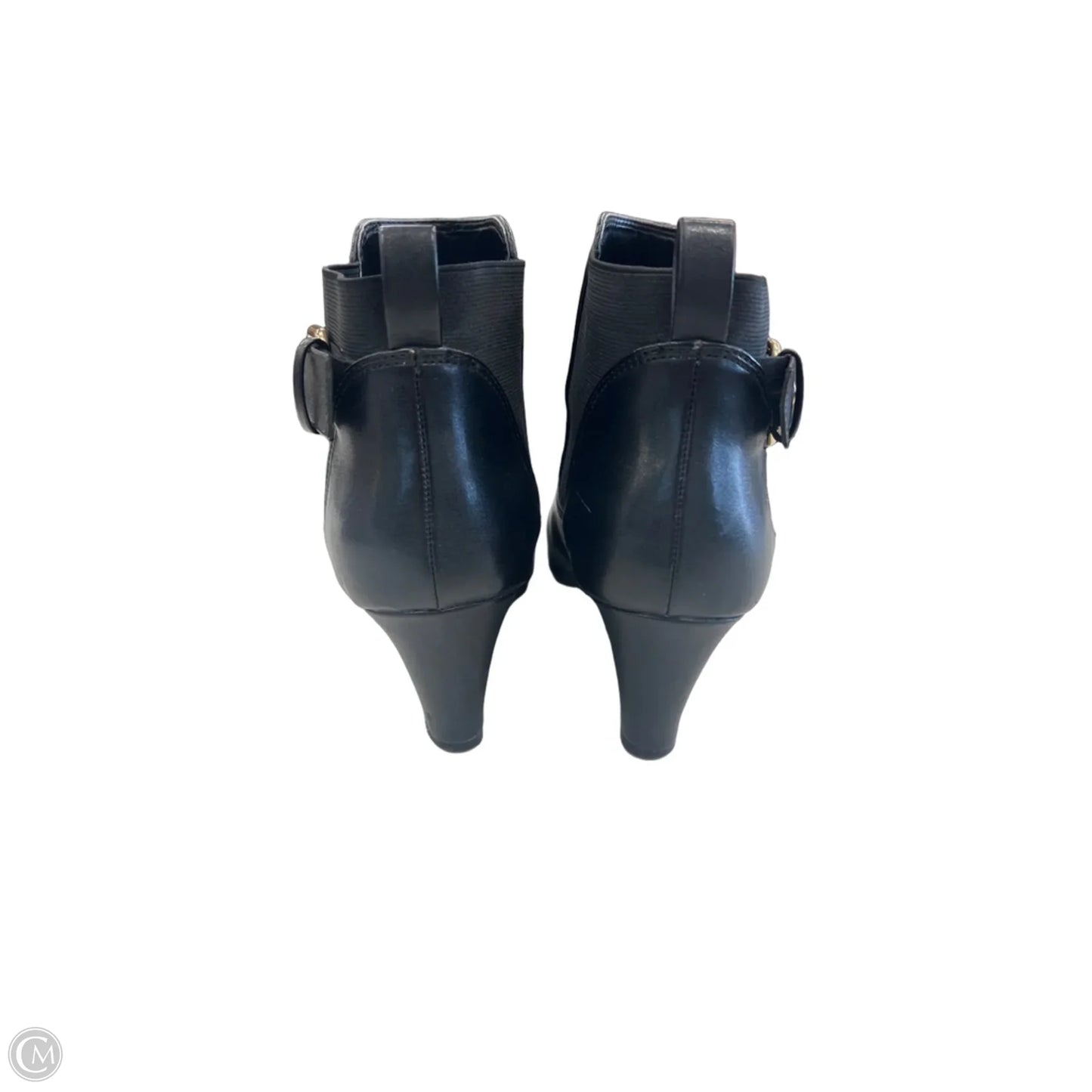 Boots Ankle Heels By Dexflex In Black, Size: 8