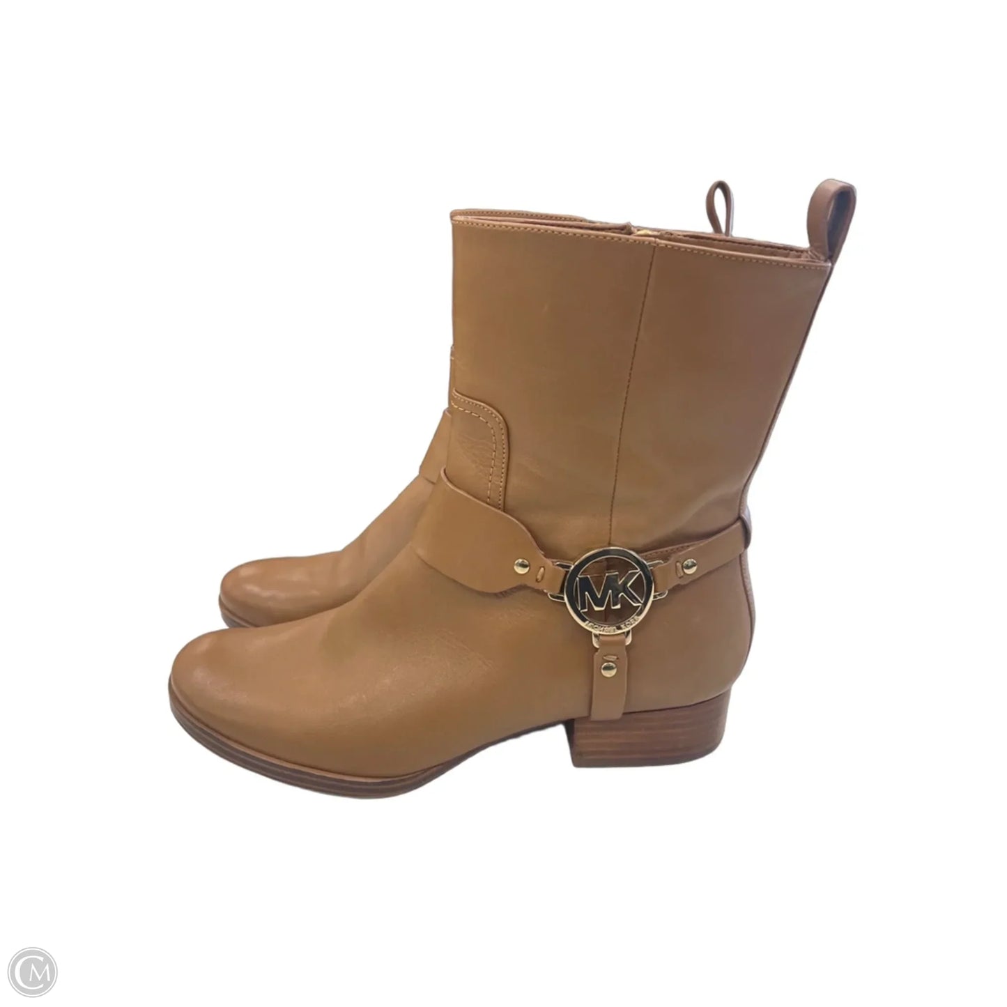 Boots Designer By Michael Kors In Brown, Size: 8