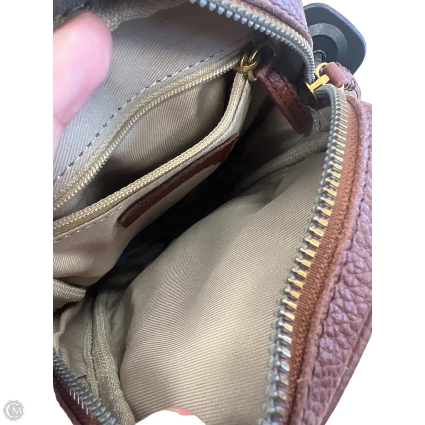 Crossbody Leather By Clothes Mentor, Size: Small