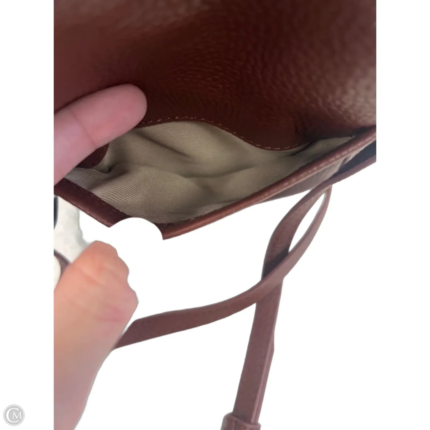 Crossbody Leather By Clothes Mentor, Size: Small