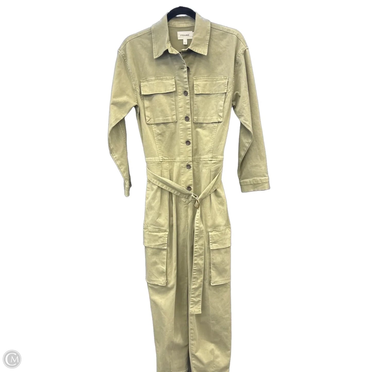 Jumpsuit By Frame In Green, Size: Xs