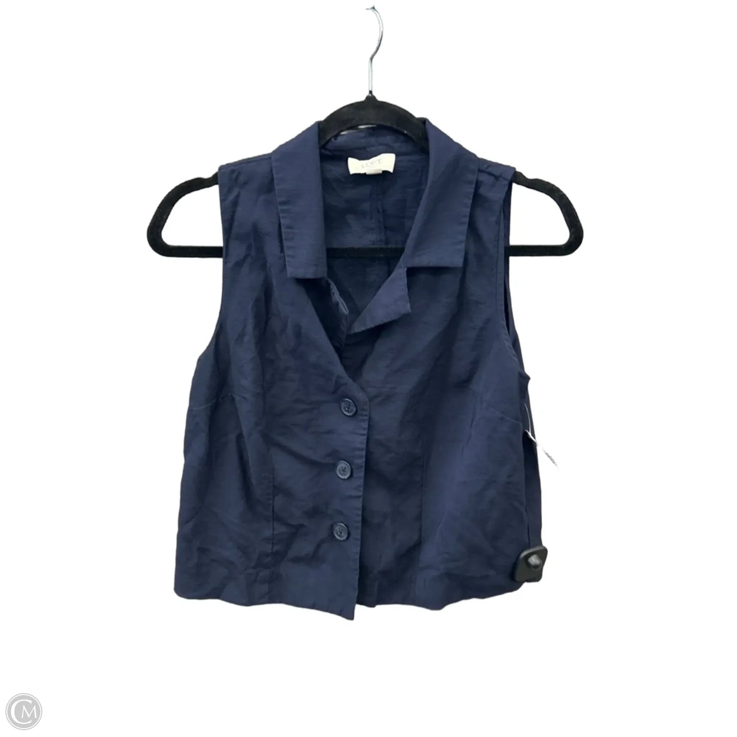 Vest Other By Loft In Navy, Size: Xs