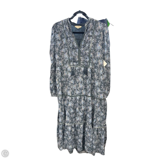 Dress Casual Maxi By Lucky Brand In Blue, Size: M