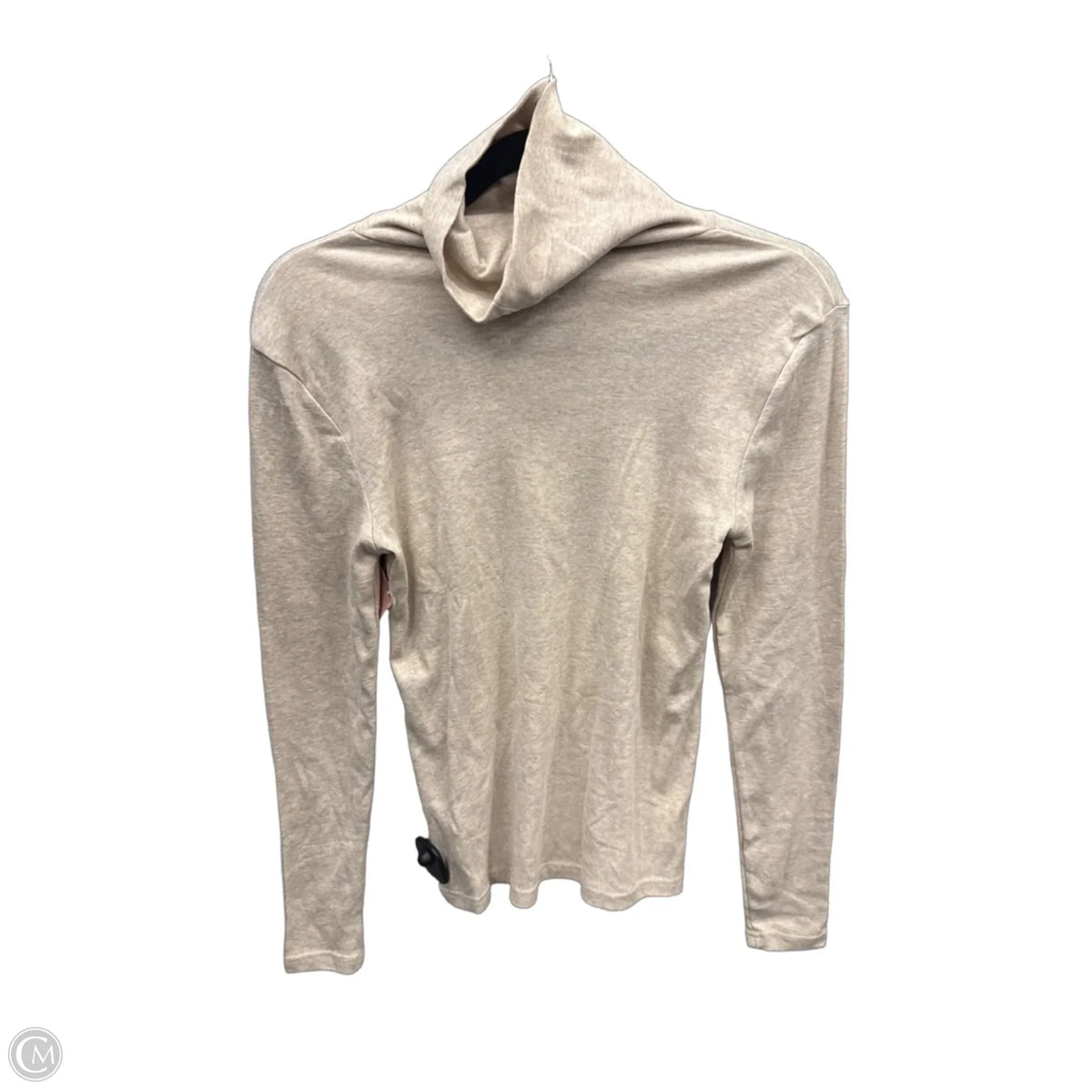 Top Long Sleeve Basic By Faded Glory In Brown, Size: S