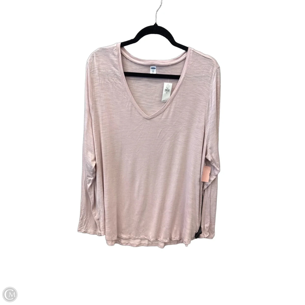 Top Long Sleeve Basic By Old Navy In Pink, Size: Xxl