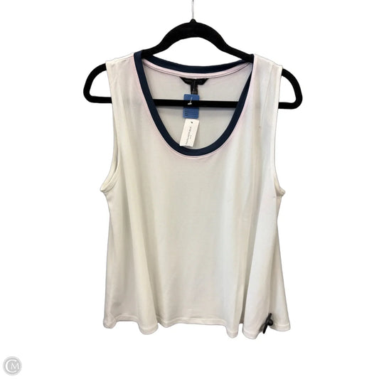 Top Sleeveless By Banana Republic In White, Size: L