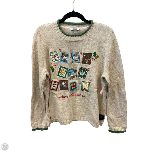 Sweater By Christopher And Banks In Bronze, Size: L