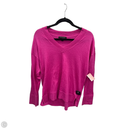 Top Long Sleeve By Banana Republic In Pink, Size: M