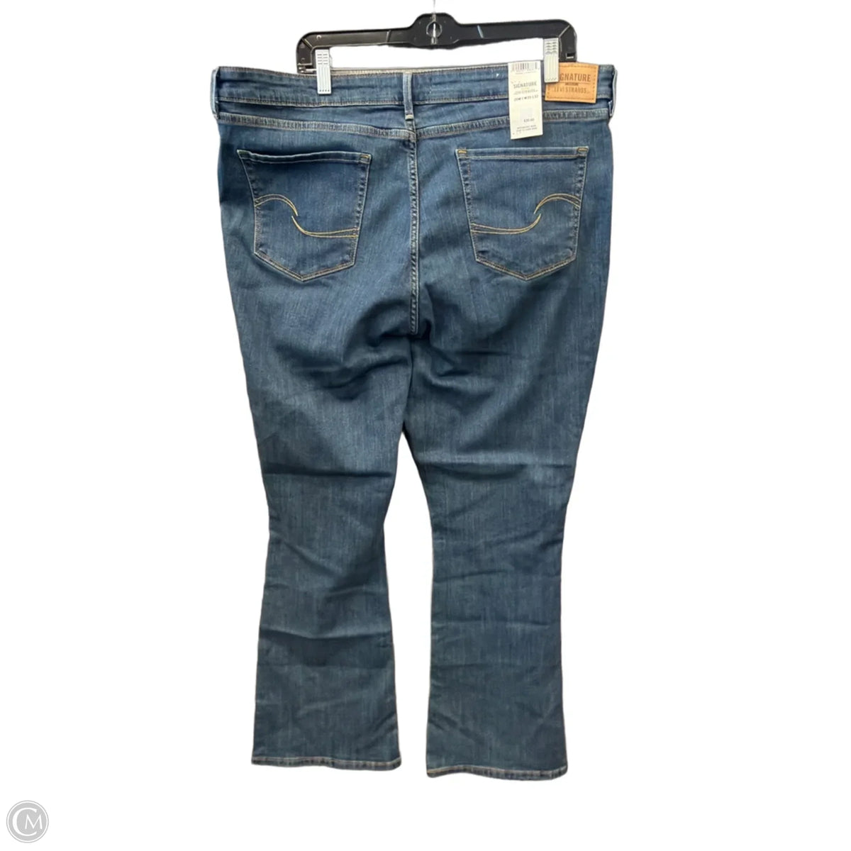 Jeans Boot Cut By Levis In Blue Denim, Size: 20