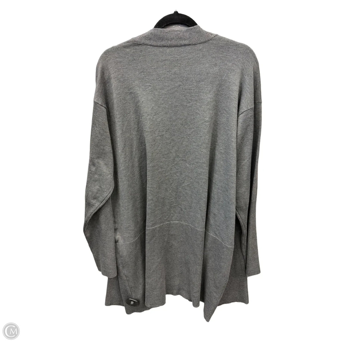 Cardigan By Terra & Sky In Grey, Size: 3x