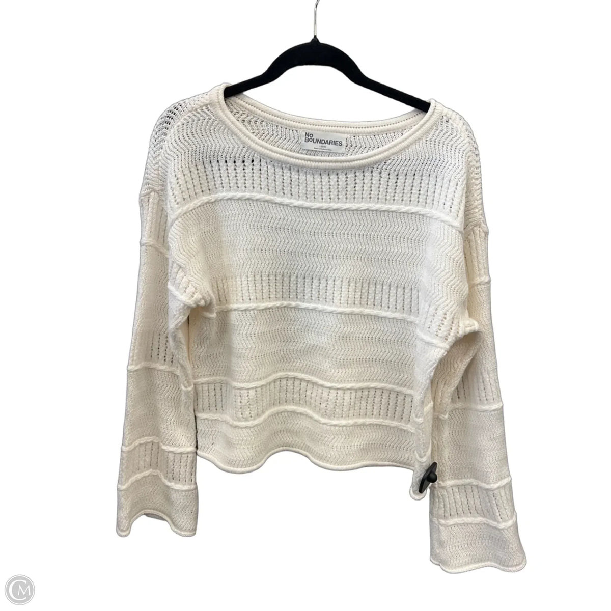Sweater By No Boundaries In White, Size: L