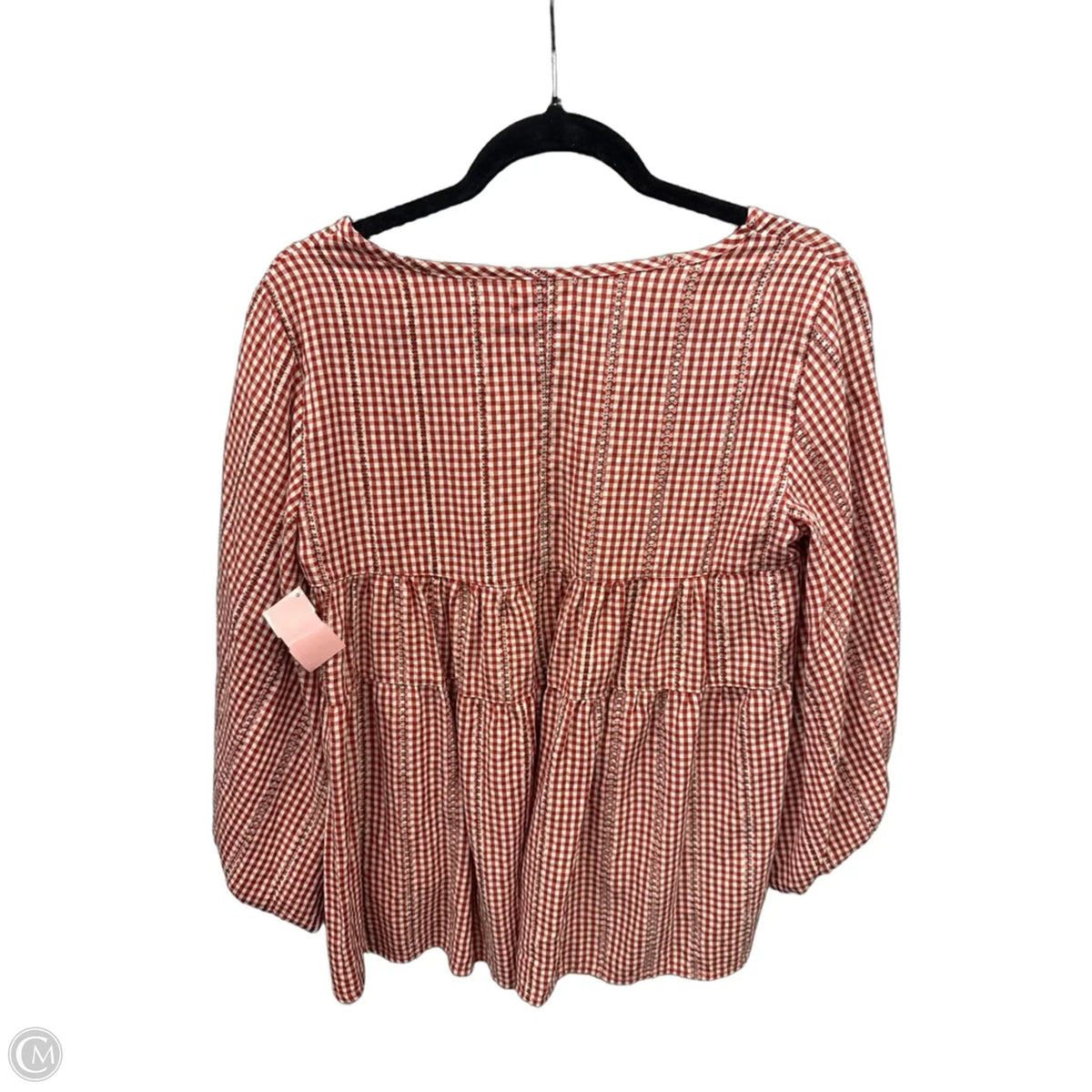 Top Long Sleeve By Max Studio In Red, Size: S