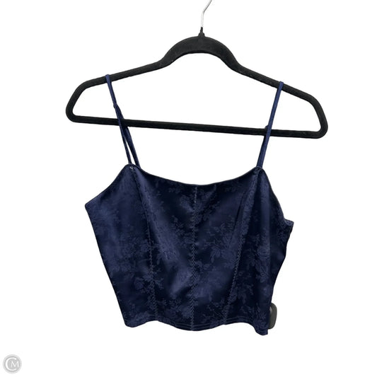 Top Sleeveless By Victorias Secret In Navy, Size: S