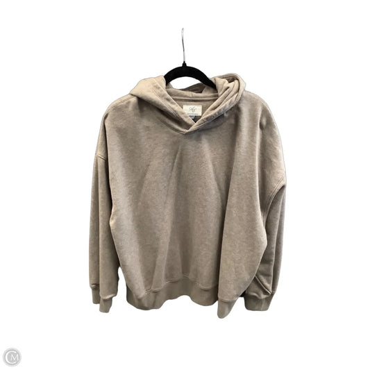 Sweatshirt Hoodie By American Eagle In Brown, Size: Xl