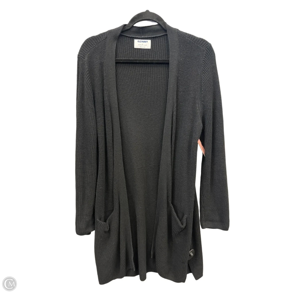 Sweater Cardigan By Old Navy In Black, Size: S