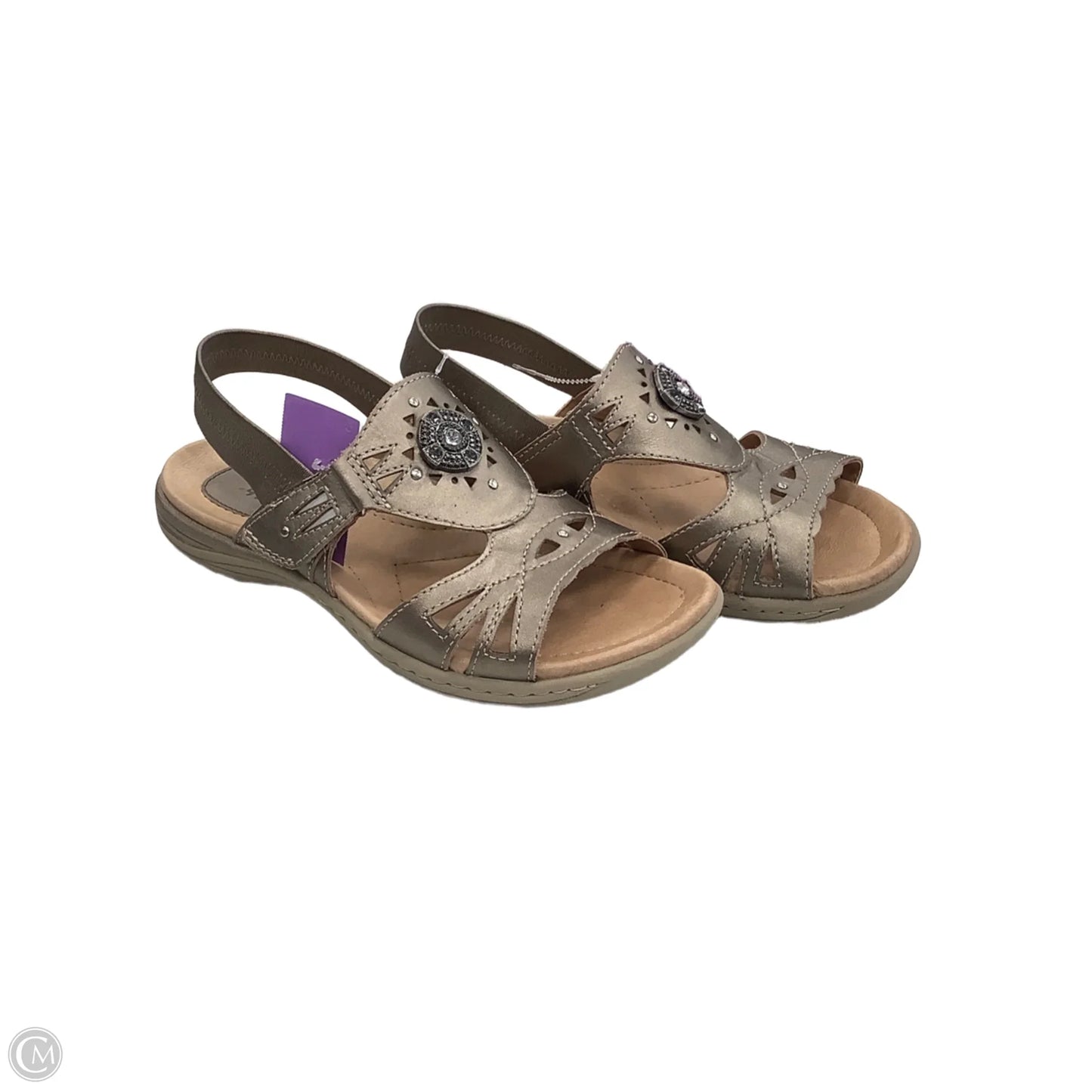 Sandals Flats By Earth In Brown, Size: 7