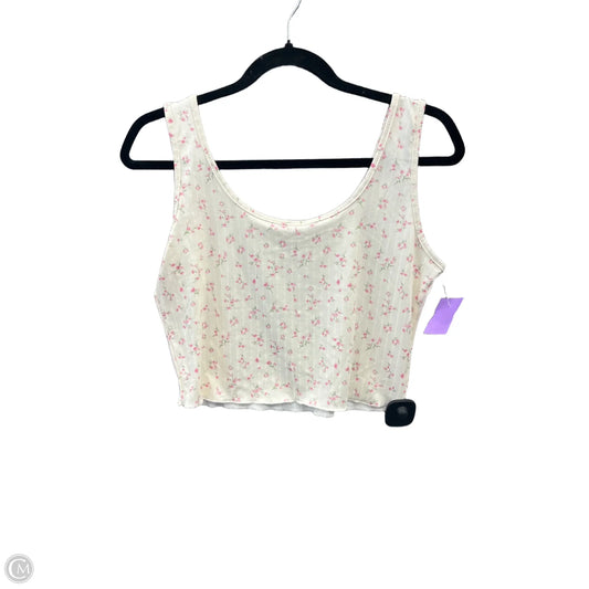 Top Sleeveless By Clothes Mentor In Yellow, Size: L