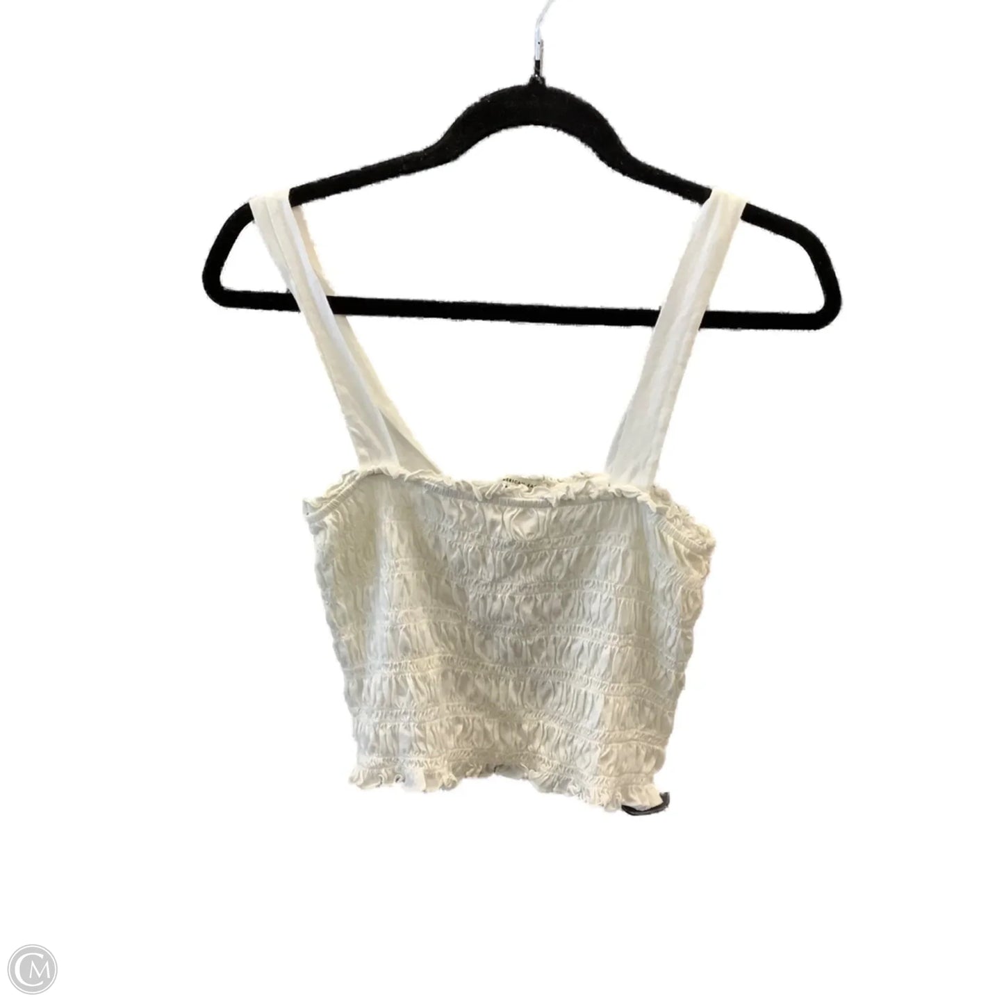 Top Sleeveless By American Eagle In Cream, Size: M