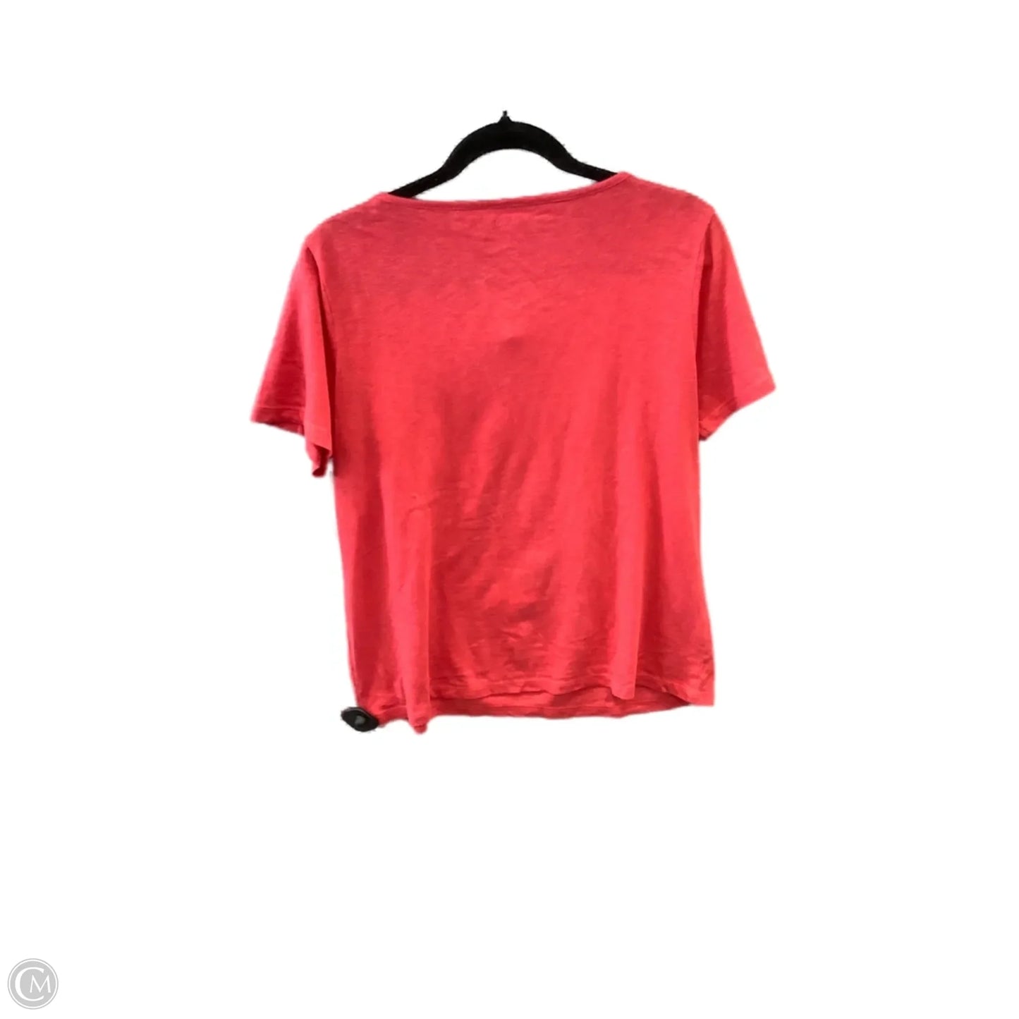 Top Short Sleeve By Talbots In Red, Size: Lp
