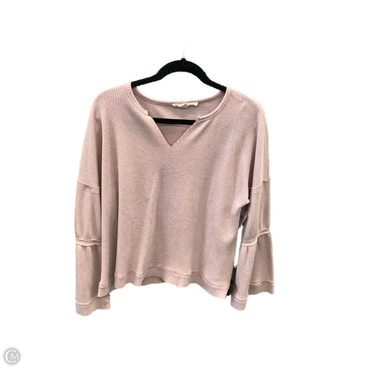 Top Long Sleeve By Clothes Mentor In Pink, Size: M