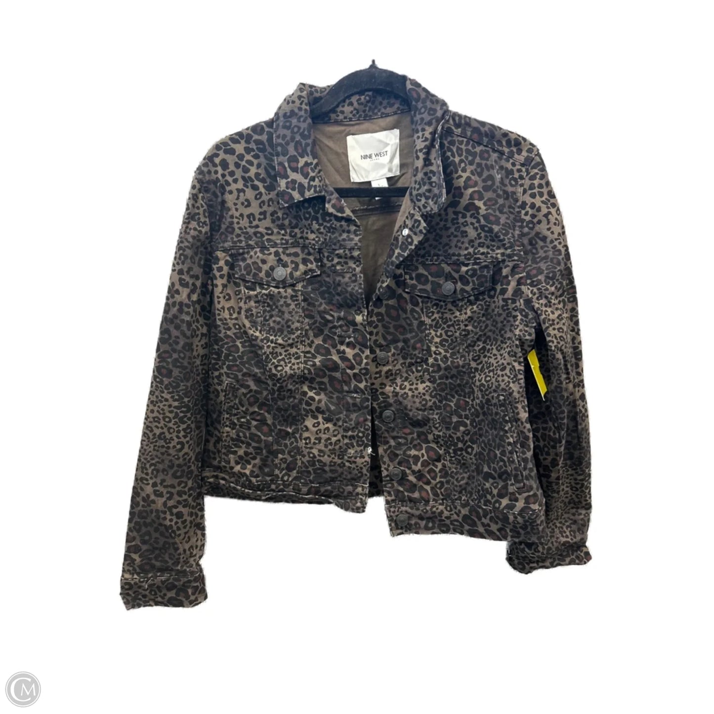 Jacket Other By Nine West In Animal Print, Size: L
