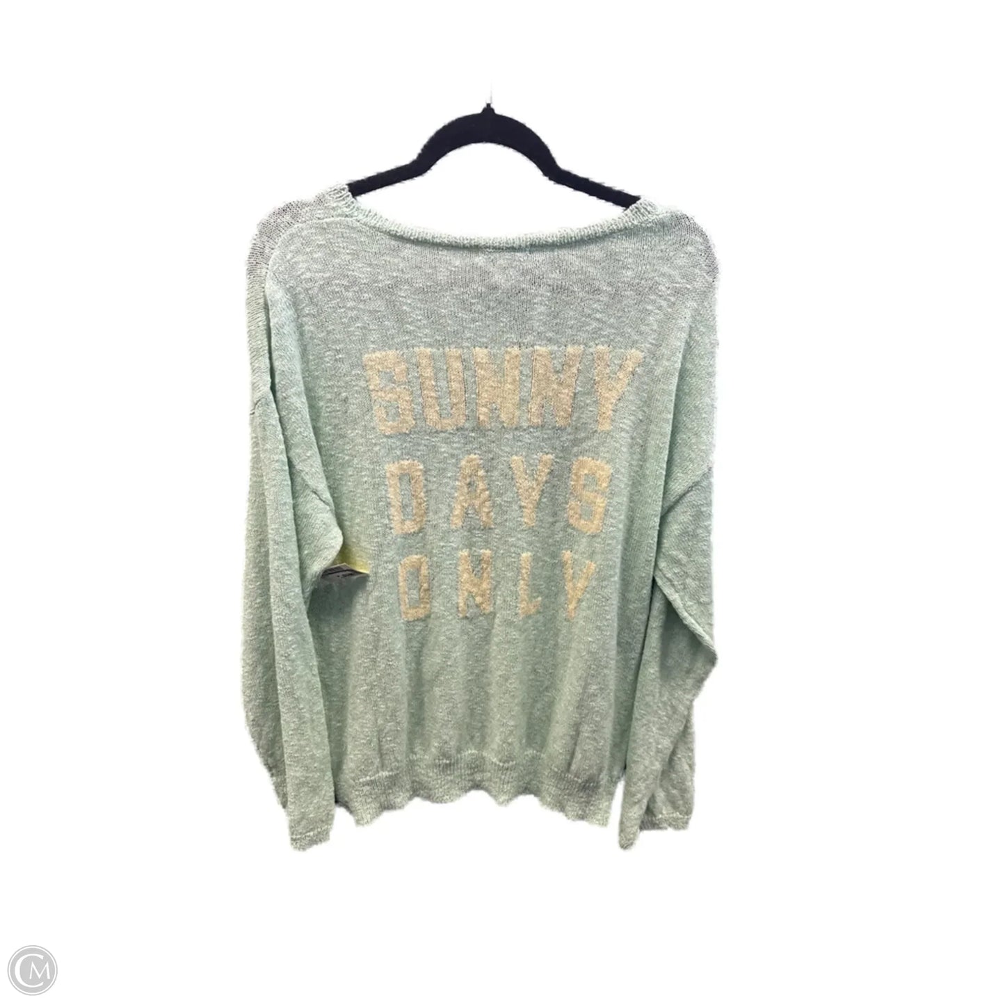 Sweater By Z Supply In Green, Size: L