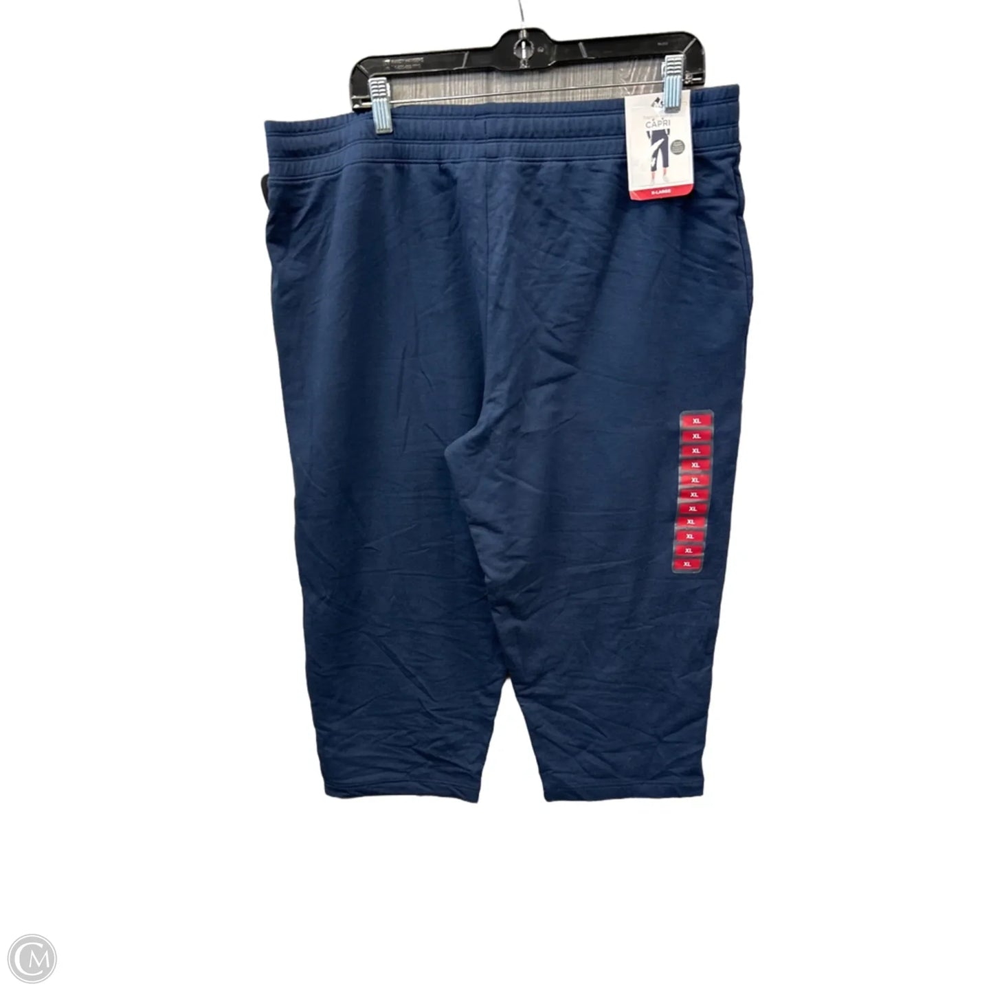 Athletic Capris By Clothes Mentor In Blue, Size: Xl