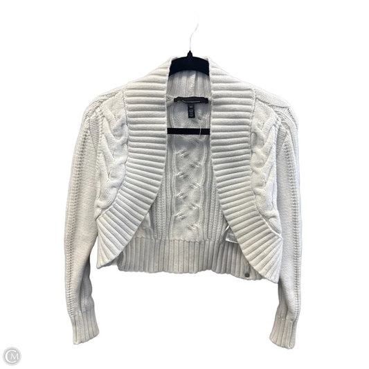 Cardigan By White House Black Market In White, Size: Xs