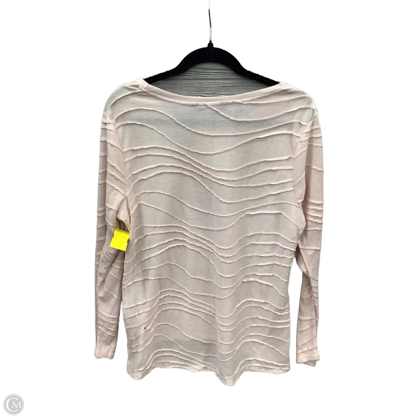 Top Long Sleeve By Simply Vera In Pink, Size: Xl