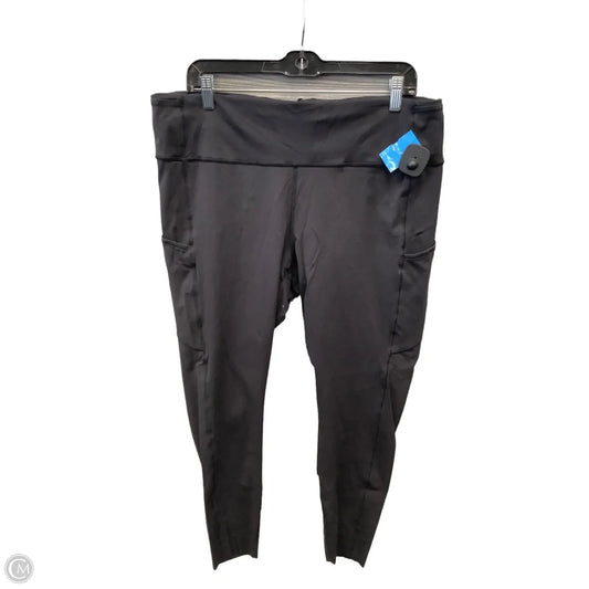 Athletic Leggings By Lululemon In Black, Size: 2x
