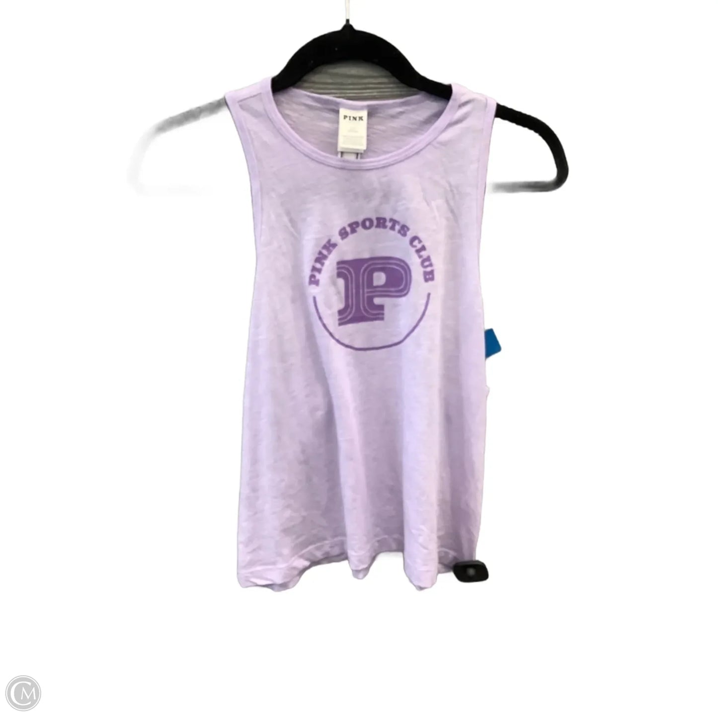 Top Sleeveless By Pink In Purple, Size: L