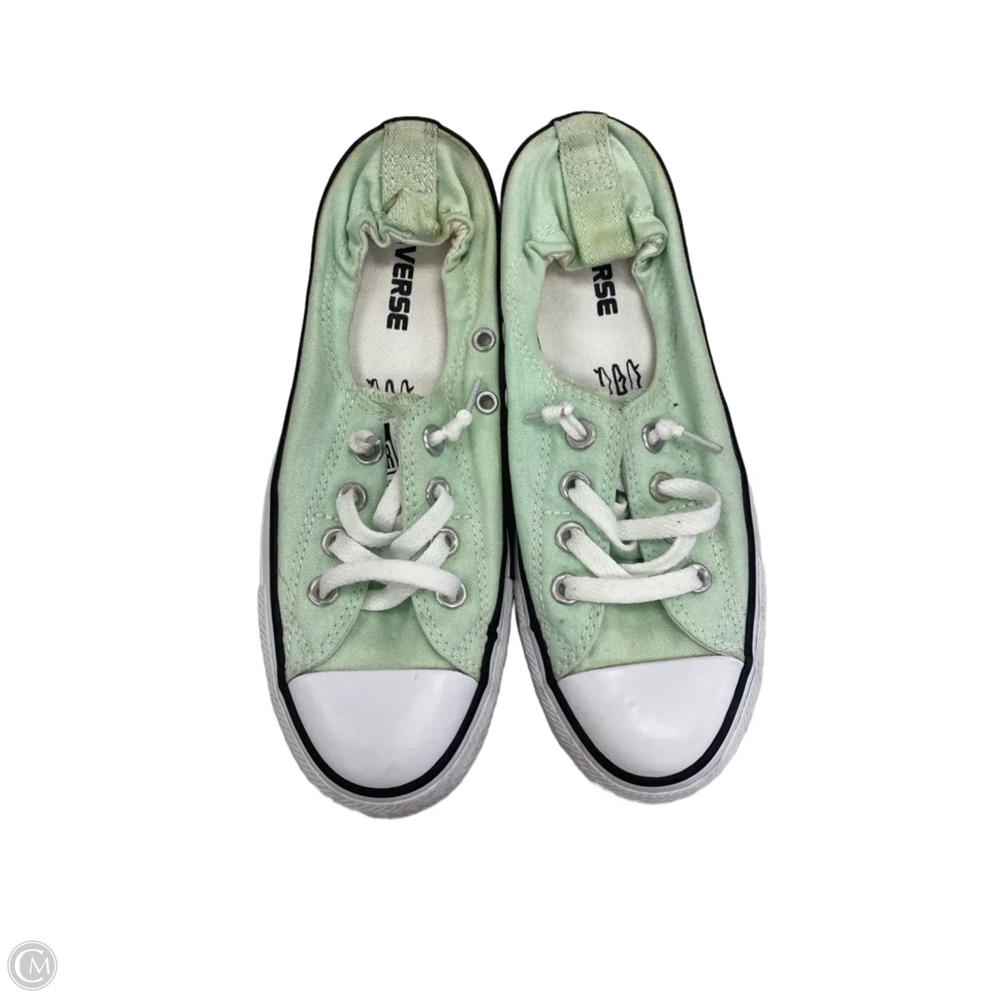 Shoes Flats By Converse In Green, Size: 7.5