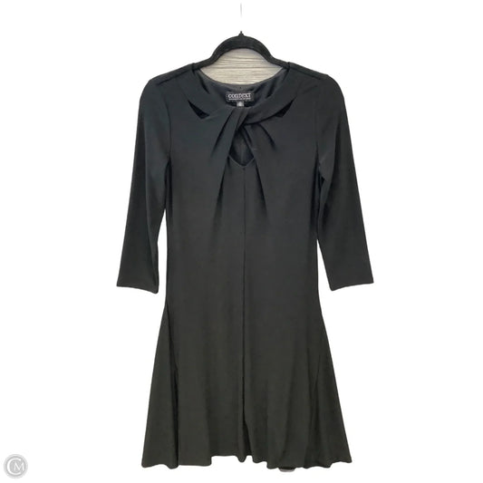Dress Casual Midi By Context In Black, Size: S