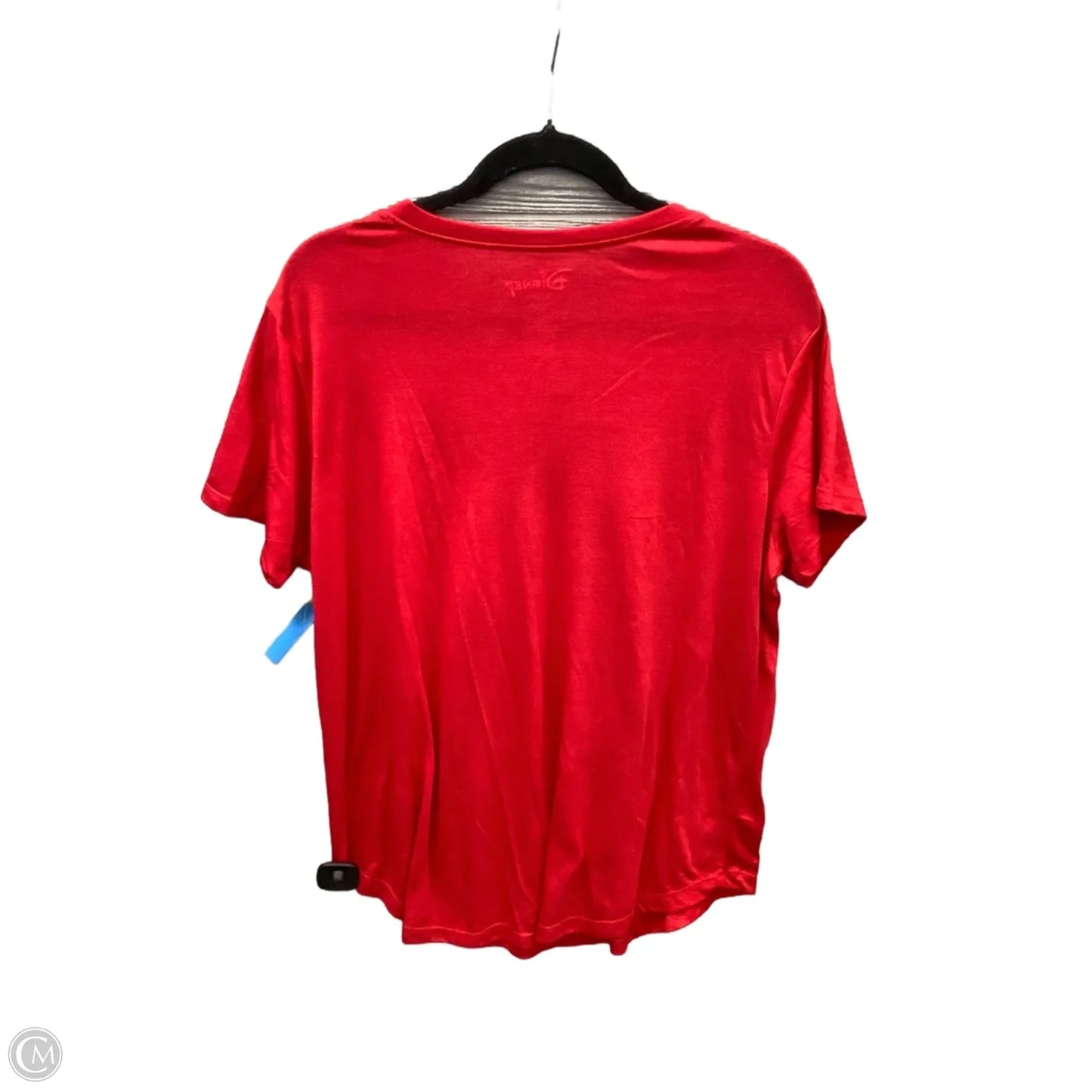 Top Short Sleeve By Disney In Red, Size: Xxl