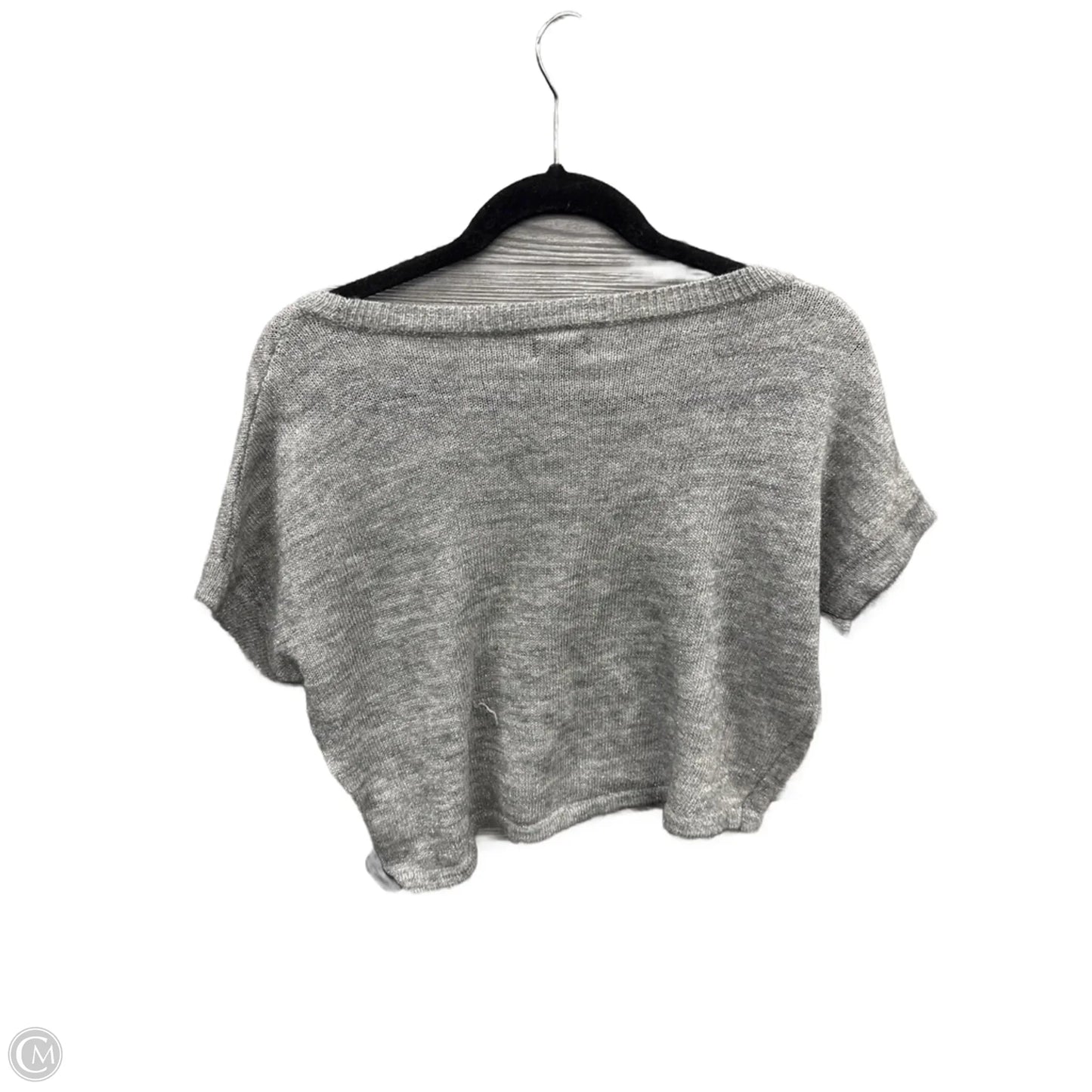 Top Short Sleeve By Express In Grey, Size: Xs