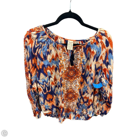 Top Long Sleeve By Faded Glory In Multi-colored, Size: Xxl