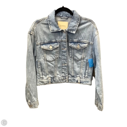 Jacket Denim By Stradivarius In Blue Denim, Size: S