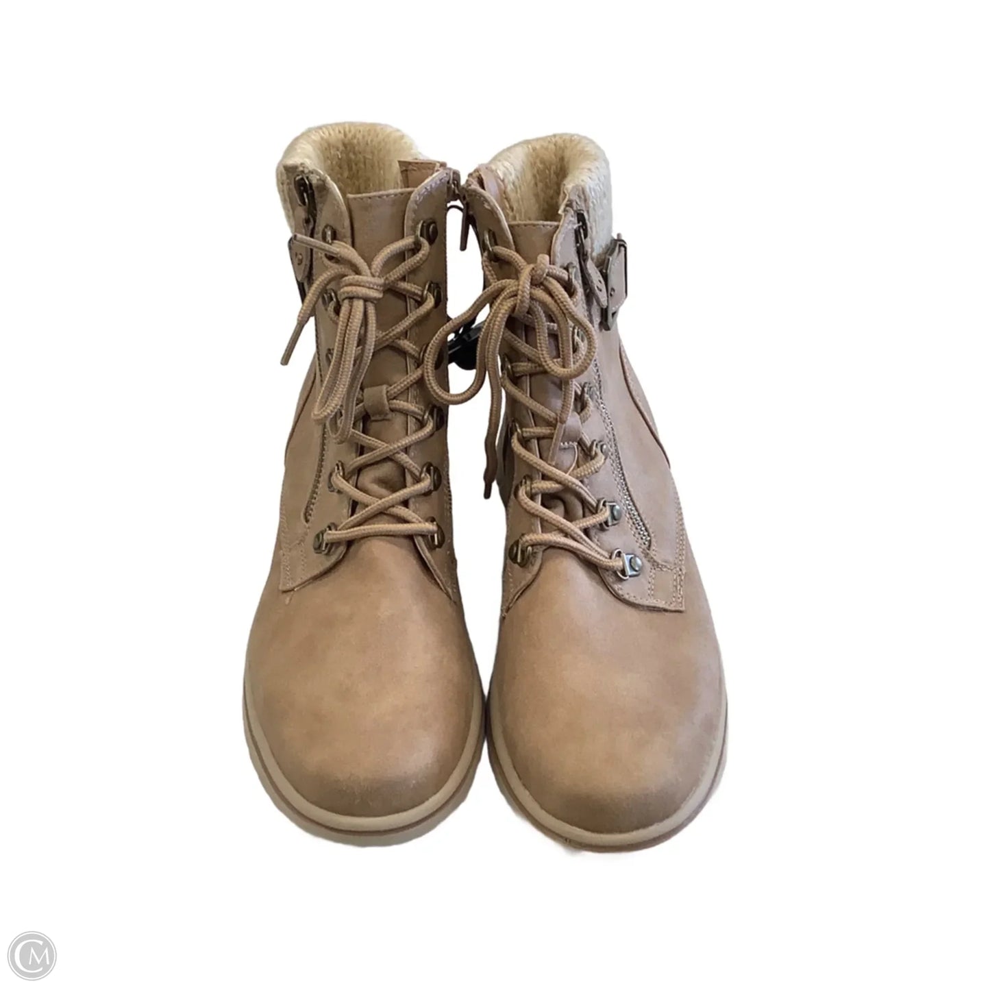 Boots Ankle Flats By Cliffs By White Mountain In Brown, Size: 10