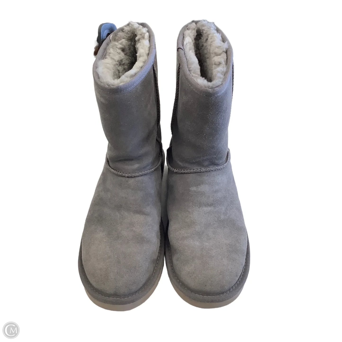 Boots Mid-calf Heels By Koolaburra By Ugg In Grey, Size: 10