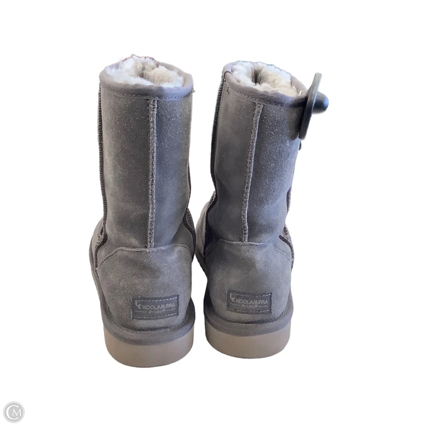 Boots Mid-calf Heels By Koolaburra By Ugg In Grey, Size: 10